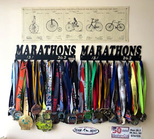 image of Jeffrey Newcorn Marathon Medals